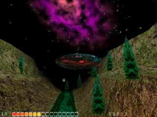 It is a rather beautiful 3D arcade game. The purpose of game is rather simple - to fly on a canyon and collect as soon as possible the power spheres. But spheres do not stand on a place, that does a task of game not so simply as it seems at first sight. Perfect Absorber is a cool 3D arcade game (pc flight game).