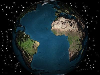 The Earth is our homeland, or the third planet from the Sun. Free 3D ScreenSaver! We can imagine view from space on our planet, and it sight extraordinarily is beautiful! The planet Earth - view from space.